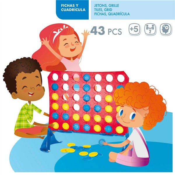 4 in a Row CB Games 31,5 x 26 x 13 cm (42 Pieces) (6 Units)