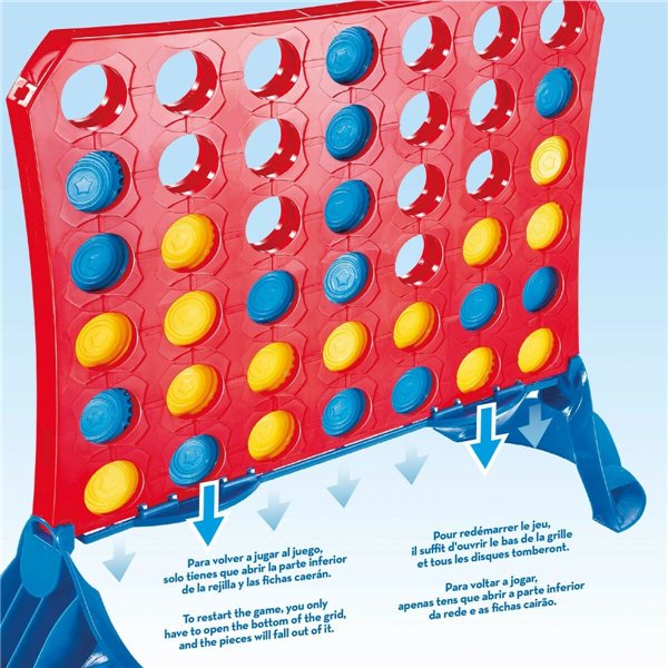 4 in a Row CB Games 31,5 x 26 x 13 cm (42 Pieces) (6 Units)