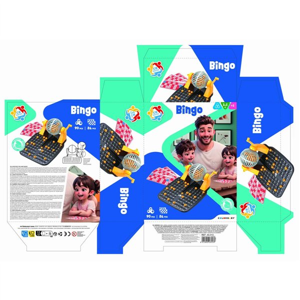 Bingo CB Games Cardboard Plastic (6 Units)