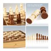 Chess and Checkers Board CB Games Wood Drawer (4 Units)