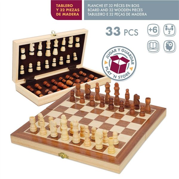 Chess CB Games Wood (6 Units)