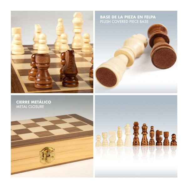 Chess CB Games Wood (6 Units)