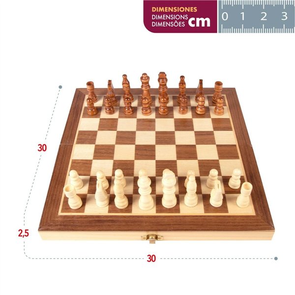 Chess CB Games Wood (6 Units)