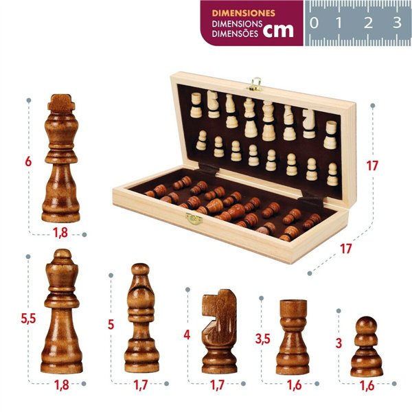 Chess CB Games Wood (6 Units)