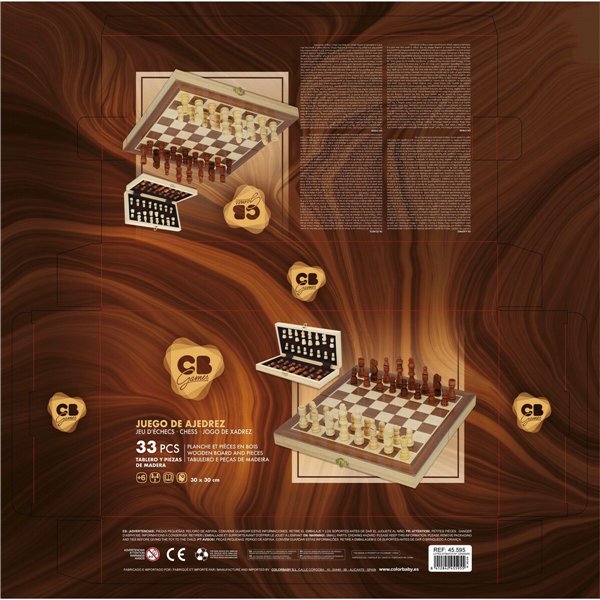 Chess CB Games Wood (6 Units)