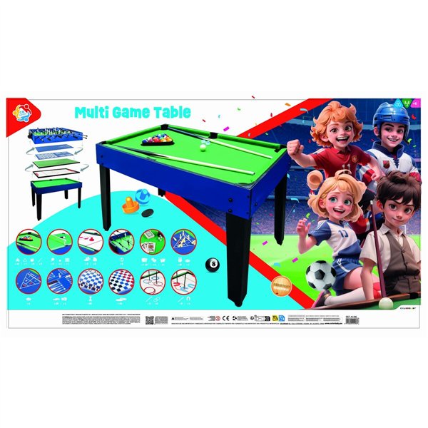 Multi-game Table CB Games 107 x 83,5 x 61 cm 12-in-1