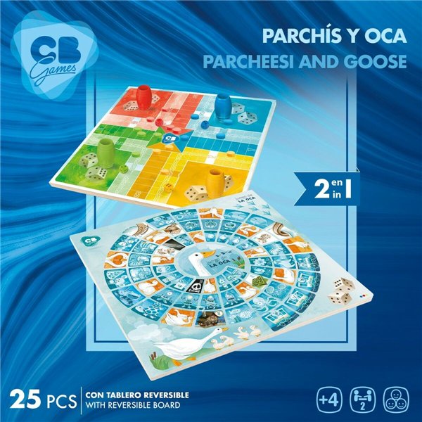 Parchís and Oca Board CB Games 25 x 1 x 25 cm (25 Pieces) (6 Units)
