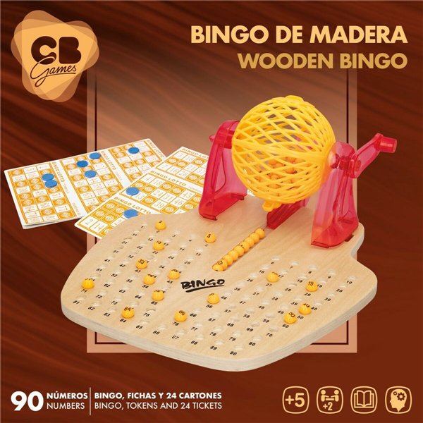 Bingo CB Games Wood Plastic (2 Units)