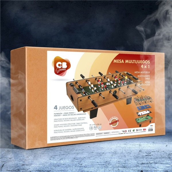 Multi-game Table CB Games 81 x 27 x 43 cm 4-in-1