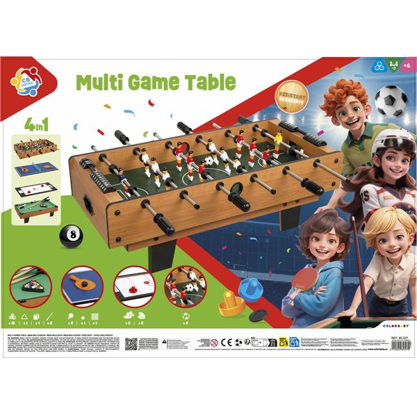 Multi-game Table CB Games 81 x 27 x 43 cm 4-in-1