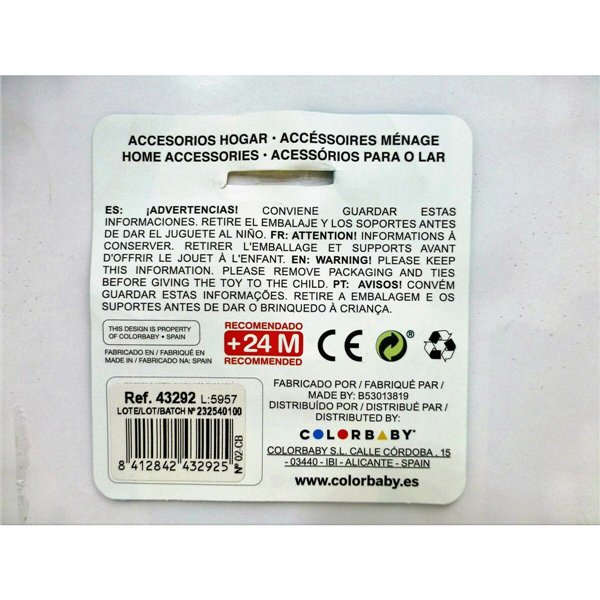 Toy Food Set AquaSport Kitchenware and utensils 24 Pieces (9Units)