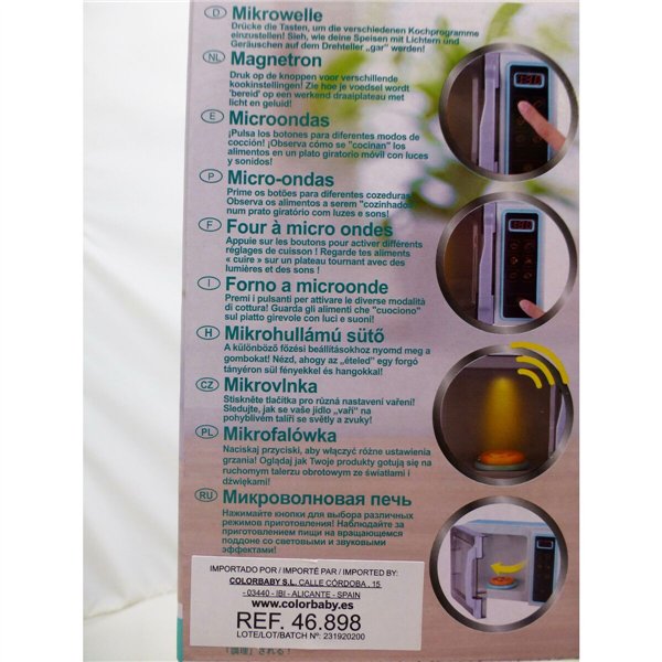 Microwave PlayGo 24 x 17 x 11 cm (2 Units)