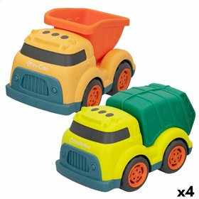 Construction Work Vehicles (Set) Motor Town 17,5 x 11 x 11 cm (4 Units)
