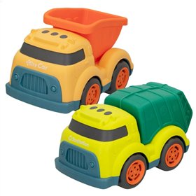 Construction Work Vehicles (Set) Motor Town 17,5 x 11 x 11 cm (4 Units)