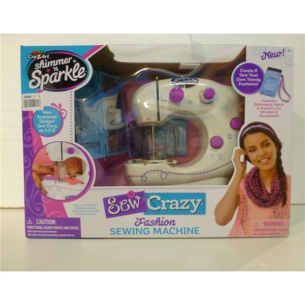 Toy sewing machine Cra-Z-Art Shimmer 'n Sparkle 18,5 x 19 x 11 cm (2 Units)