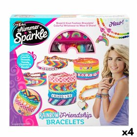 Bracelet Making Kit Cra-Z-Art Friendship Plastic 15 x 23 x 0,1 cm (4 Units)