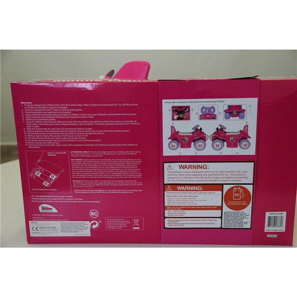 Children's Electric Car Minnie Mouse Battery Little Plane 6 V