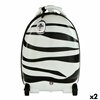 Trolley Backpack Rastar Children's Radio control Zebra 2,4 GHz 34 x 48 x 27,5 cm (2 Units)