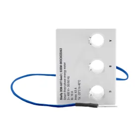Shelly 3EM-63T Gen3 1/3-channel WiFi energy meter (flat terminal)
