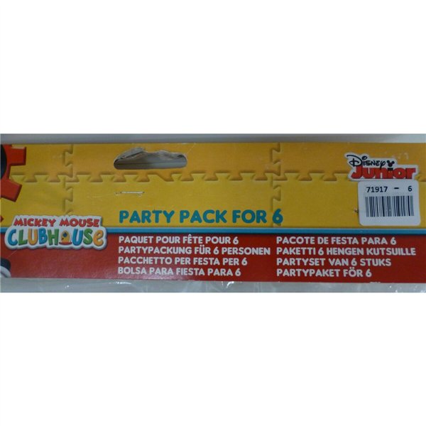 Party supply set Mickey Mouse (6 Units)