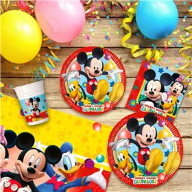 Party supply set Mickey Mouse 66 Pieces