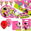 Party supply set Minnie Mouse 66 Pieces
