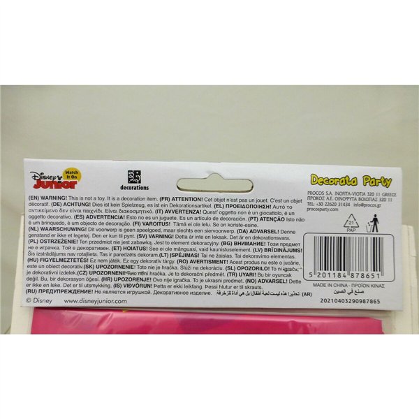 Party supply set Minnie Mouse 66 Pieces