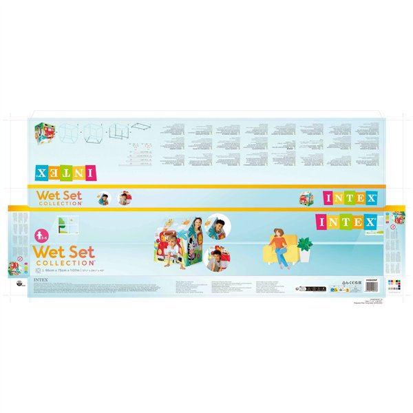 Children's play house Intex Castle 95 x 107 x 75 cm (6 Units)