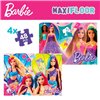 4-Puzzle Set Barbie MaxiFloor 192 Pieces 35 x 1,5 x 25 cm