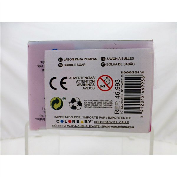 Soap bubble liquid WOWmazing 7,5 x 13,5 x 2 cm (12 Units)