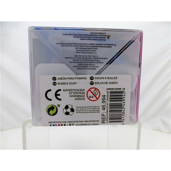 Soap bubble liquid WOWmazing 7,5 x 13,5 x 2 cm (20 Units)