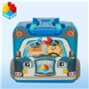 Building Blocks Color Block Suitcase Police Car 30 Pieces (2 Units)