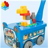 Building Blocks Color Block Suitcase Police Car 30 Pieces (2 Units)