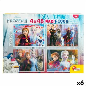 Child's Puzzle Frozen Double-sided 4-in-1 48 Pieces 35 x 1,5 x 25 cm (6 Units)
