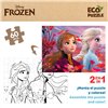 Child's Puzzle Frozen Double-sided 60 Pieces 70 x 1,5 x 50 cm (12 Units)