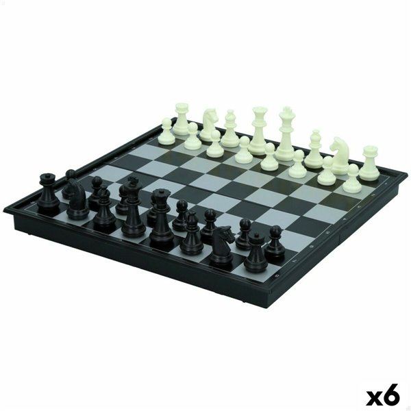 Chess and Checkers Board CB Games Plastic (6 Units)