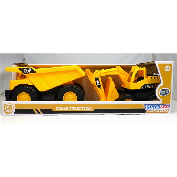 Construction Vehicles Speed & Go 18,5 x 10,5 x 10 cm (6 Units)