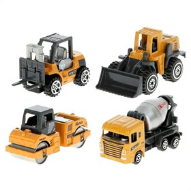 Construction Work Vehicles (Set) Speed & Go 7,5 x 4 x 3 cm (12 Units)