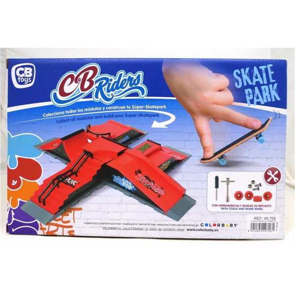 Finger skateboard Colorbaby (6 Units)