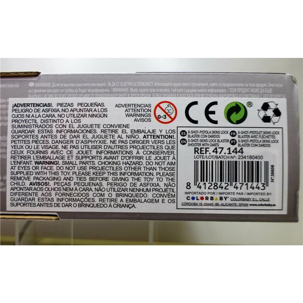 Dart Gun Zuru X-Shot Skins Lock Blaster