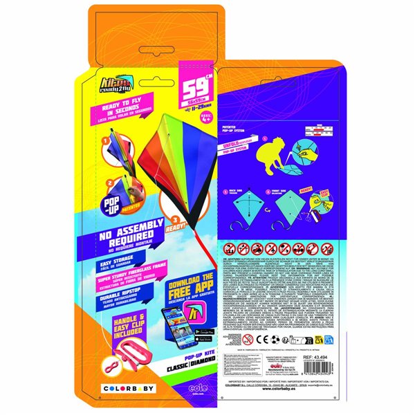 Comet Eolo Pop-Up Diamond 56 x 59 x 2 cm