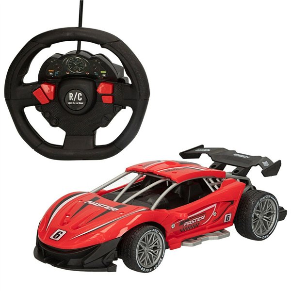 Remote-Controlled Car Speed & Go 22 x 7 x 11 cm 1:16 Red 6 Units