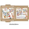 Parchís and Oca Board Woomax Zookabee 30 x 3 x 30 cm Children's animals (6 Units)