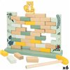 Construction set Woomax animals 44 Pieces (6 Units)