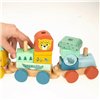 Train Woomax 33 x 11 x 7 cm animals (6 Units)