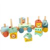 Train Woomax 33 x 11 x 7 cm animals (6 Units)