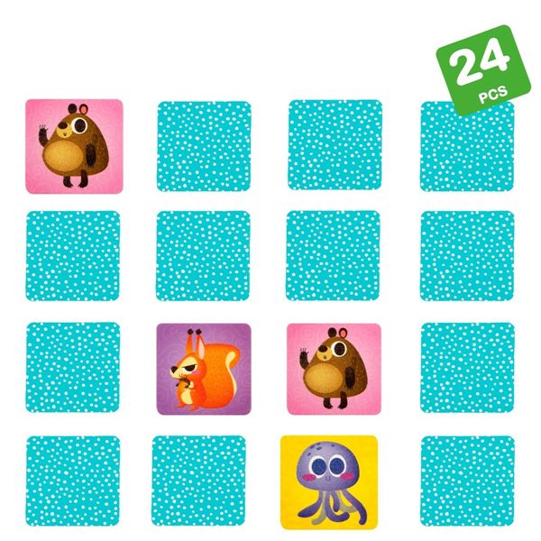 Memory Game Lisciani Giochi Child's Puzzle Touchpad 24 Pieces
