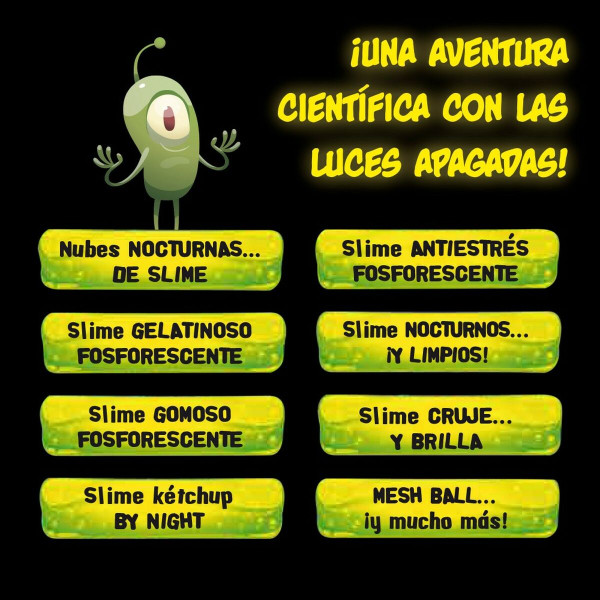 Science Game Lisciani Giochi Night Slime ES (6 Units)