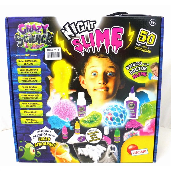 Science Game Lisciani Giochi Night Slime ES (6 Units)