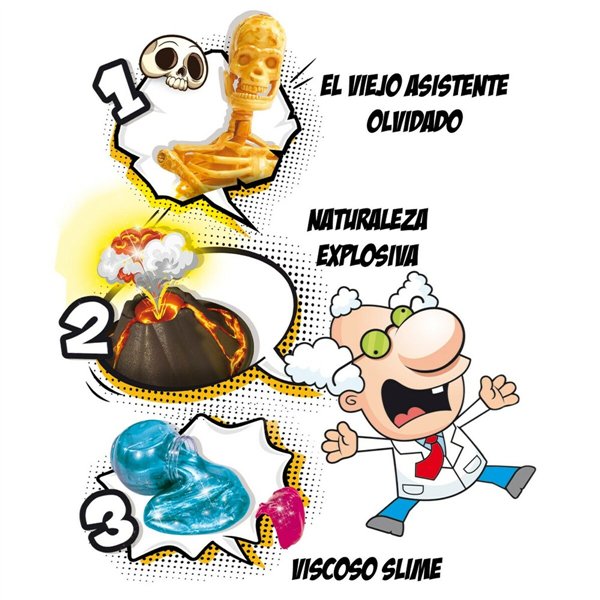Science Game Lisciani Giochi El gran laboratorio del científico loco ES (4 Units)